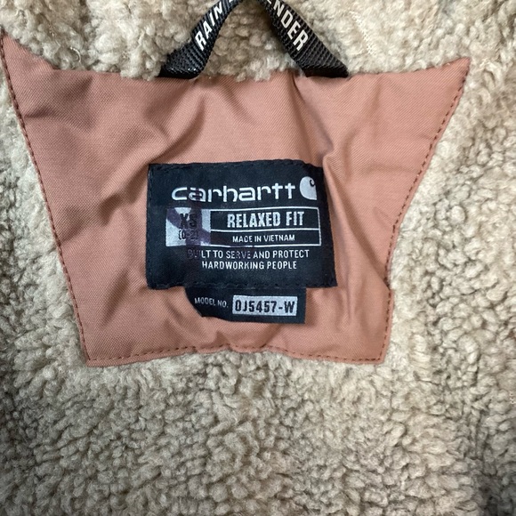 Carhartt Women’s Rain Defender Jacket Size XS Rose Pink NWOT - Picture 5 of 8